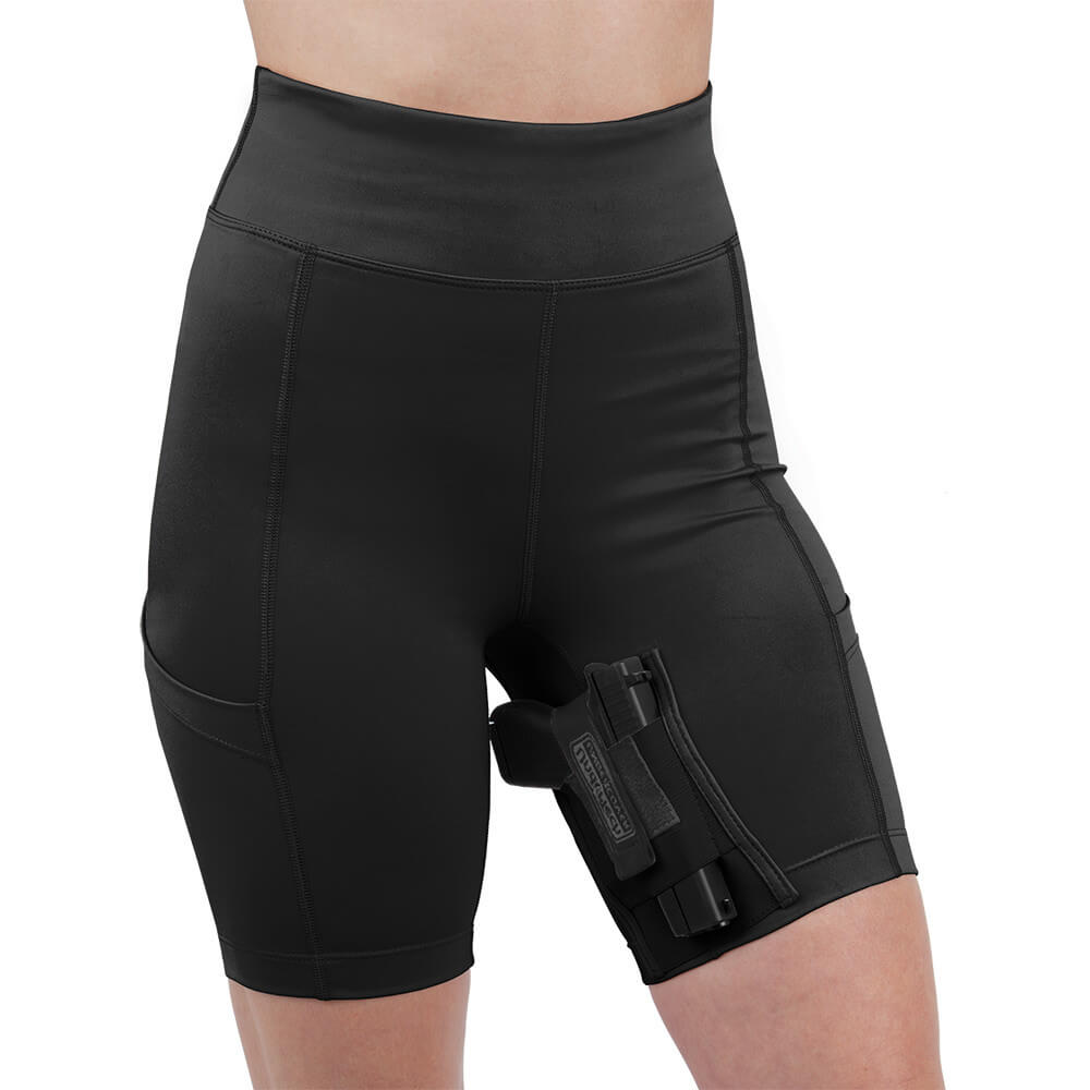 Womens Concealed Carry Thigh Holster Shorts – UnderTech UnderCover